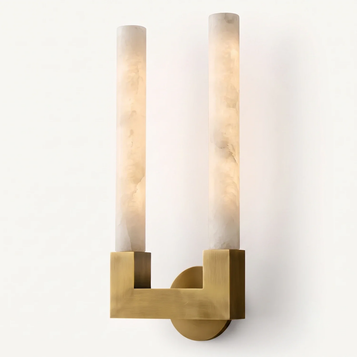 Corvin Alabaster Column Wall Sconce – Alabaster detail 13