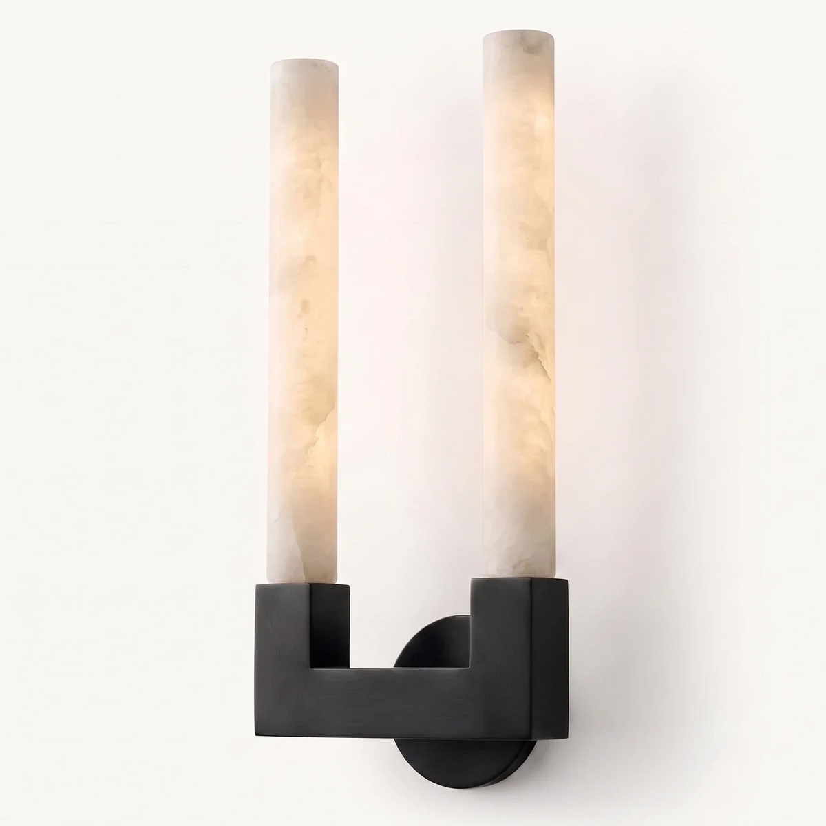 Corvin Alabaster Column Wall Sconce – Alabaster detail 14