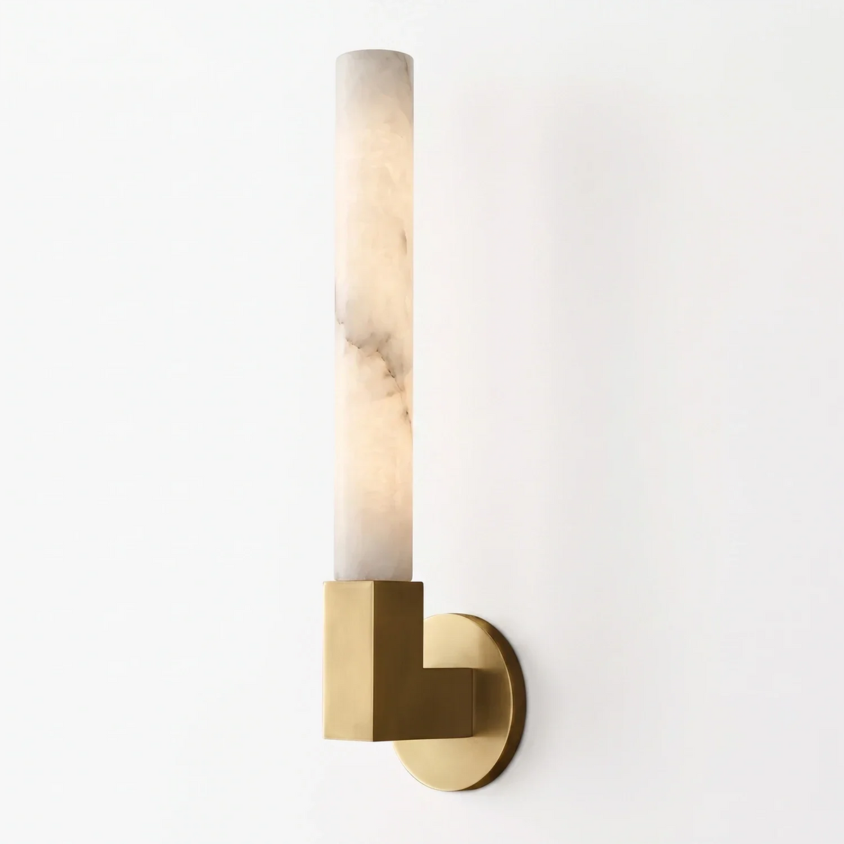 Corvin Alabaster Column Wall Sconce – Alabaster detail 16