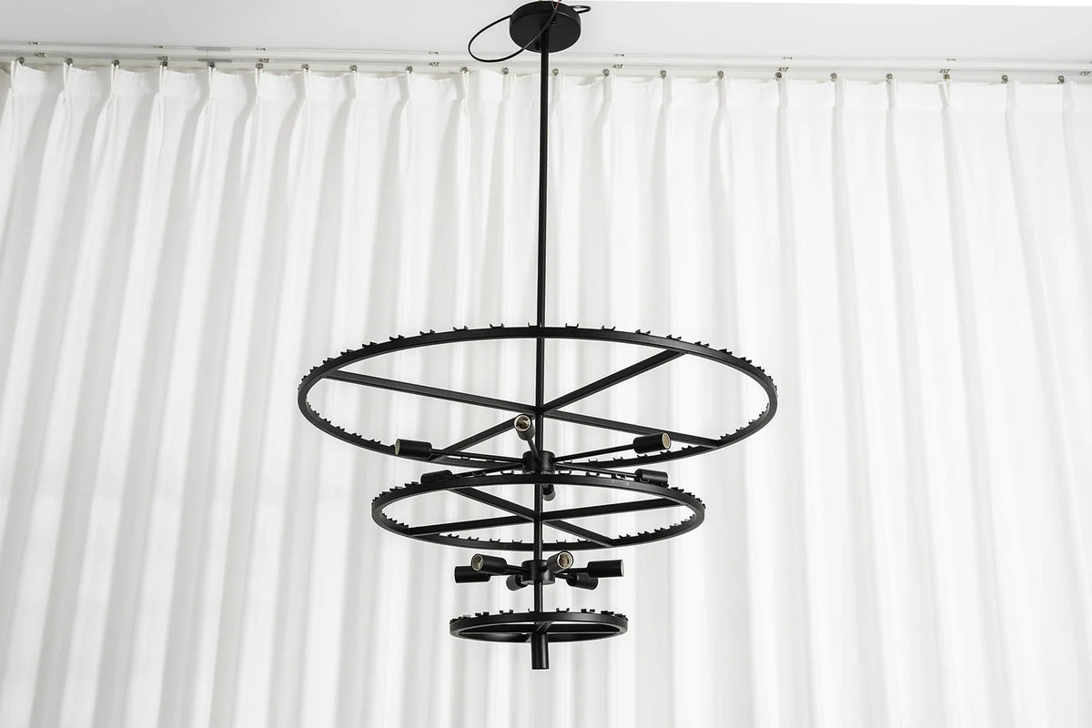 Corwin Tiered Crystal Bar Chandelier – Crystal detail 24