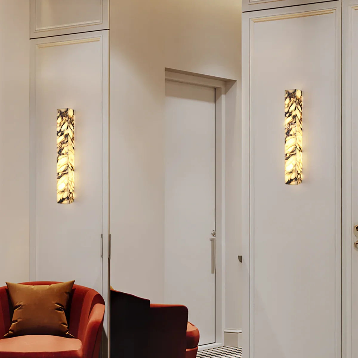Cuboid Marble Wall Light – Marble detail 3