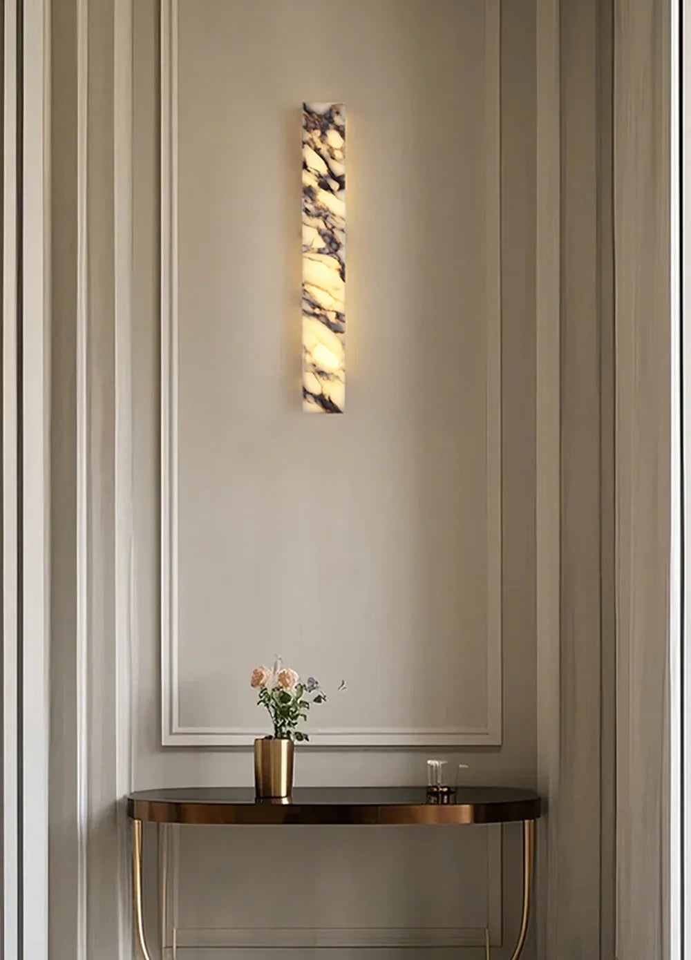 Cuboid Marble Wall Light – Marble detail 4