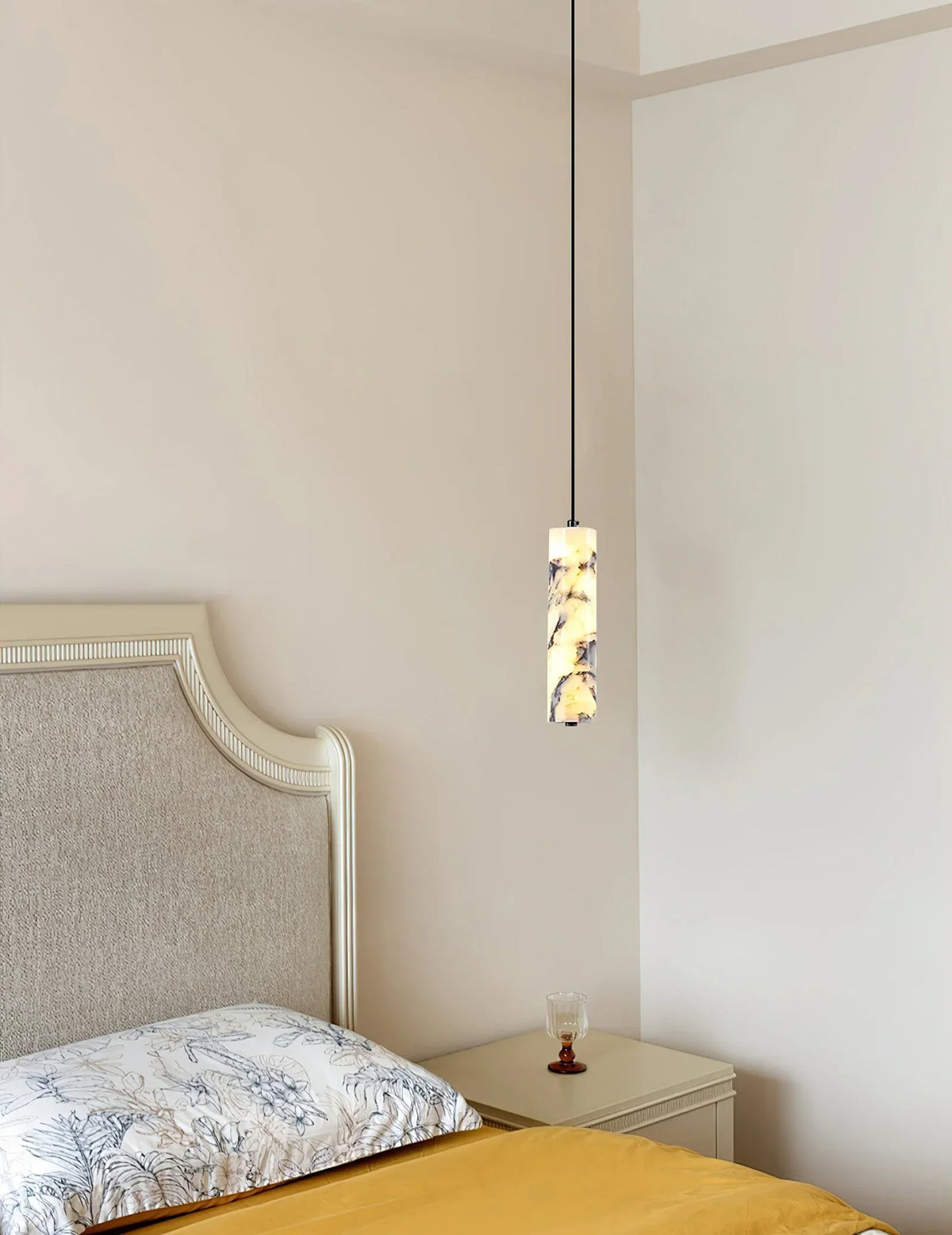 Cylinder Opus Marble Pendant Lamp – Marble detail 6