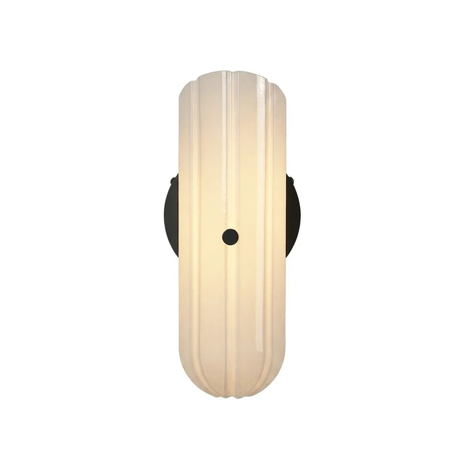 Delphine Fluted Glass Wall Sconce – Glass detail 28