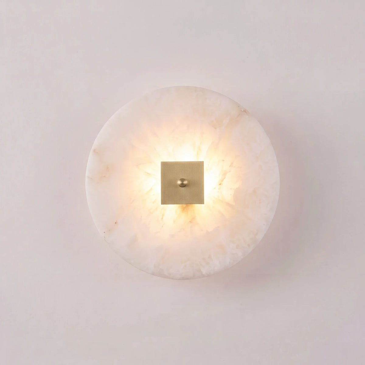 Disc Shaped Alabaster Wall Light – Alabaster detail 10