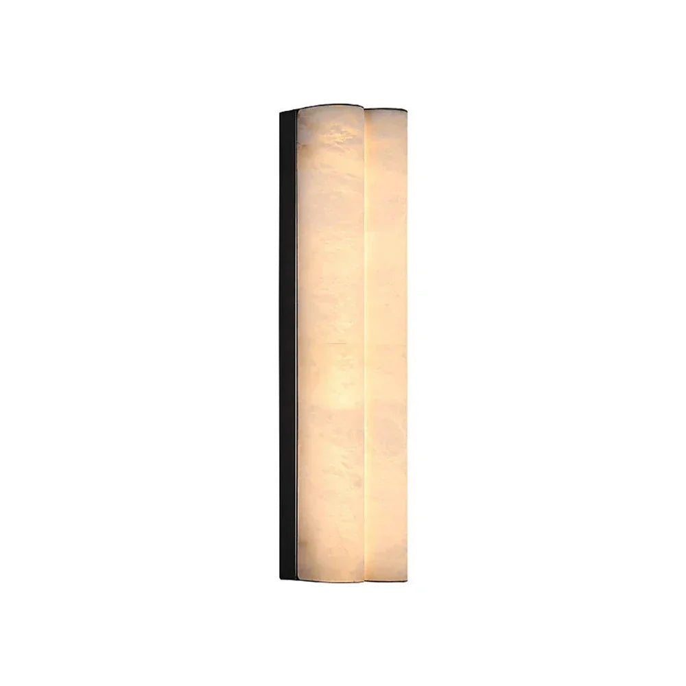 Double Cylinder Alabaster Tubular Wall Sconce – Alabaster detail 16