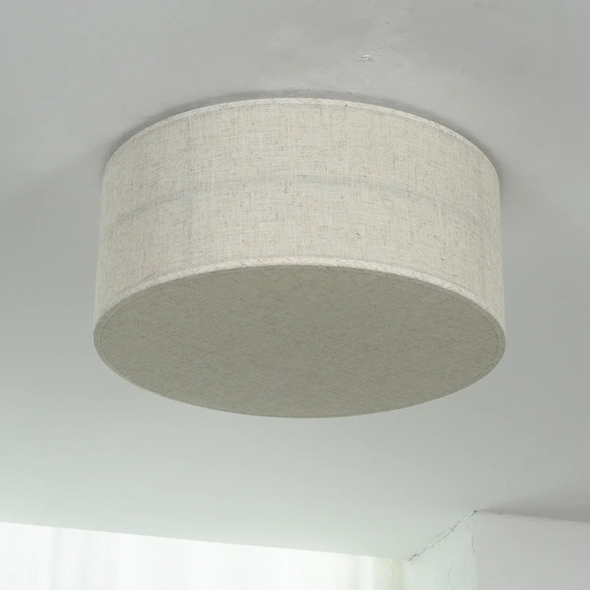 Drum Fabric Iron Ceiling Light – Iron detail 15