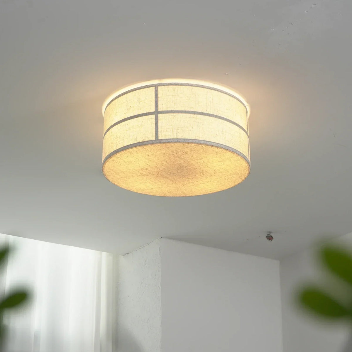 Drum Fabric Iron Ceiling Light – Iron detail 13