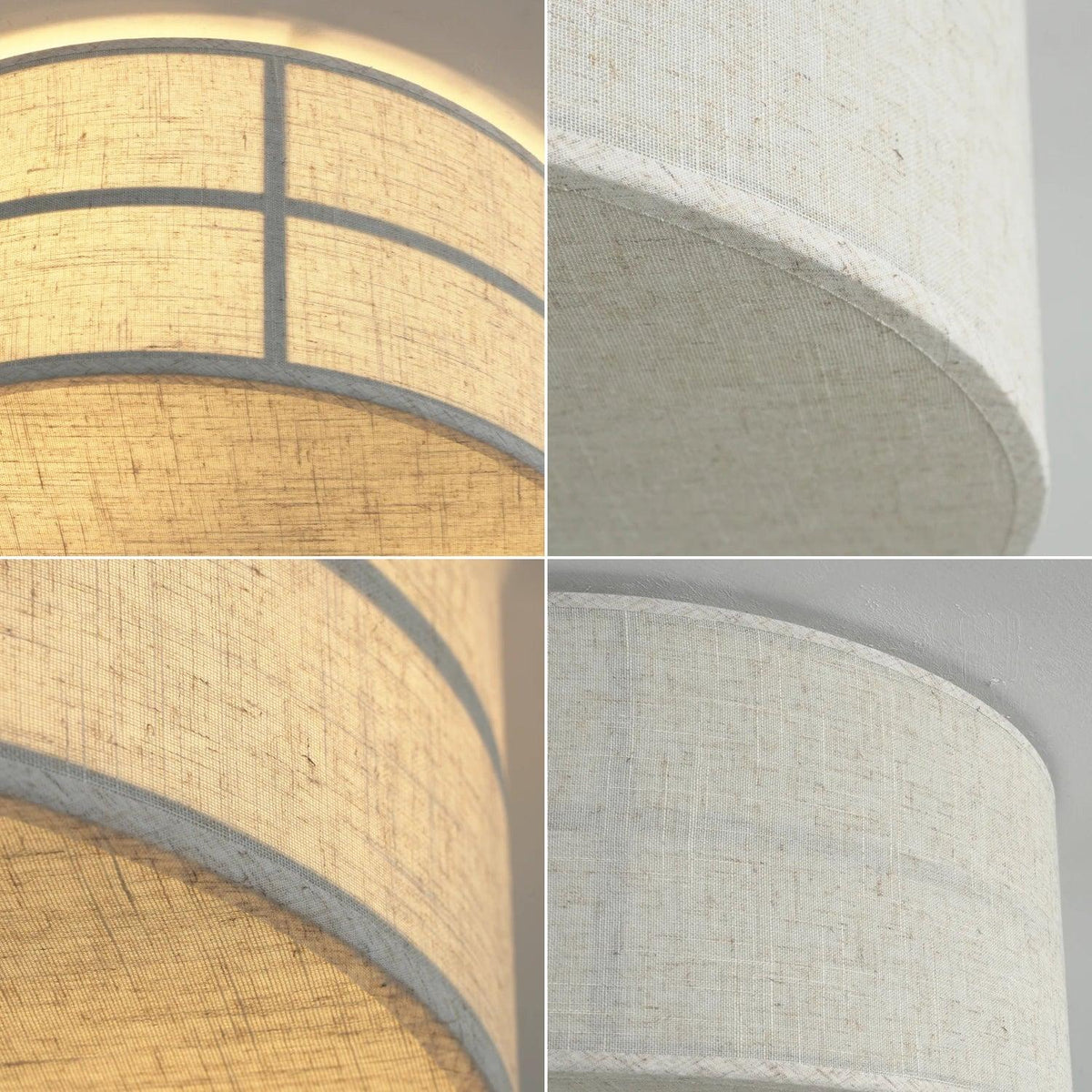 Drum Fabric Iron Ceiling Light – Iron detail 16