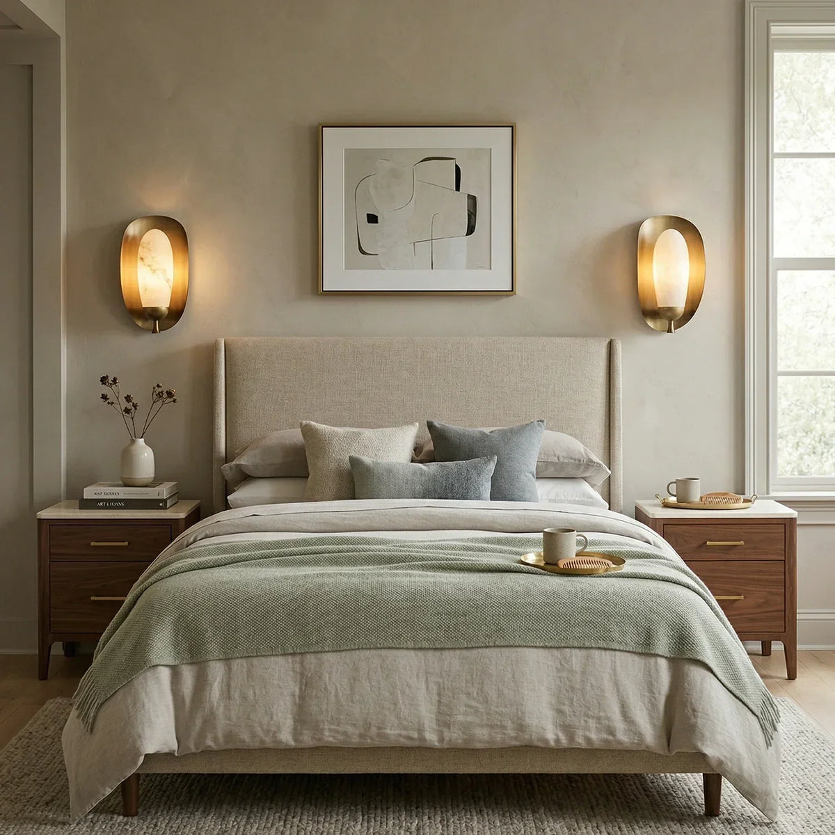 Fruit Solenne Alabaster Wall Sconce – Alabaster detail 7