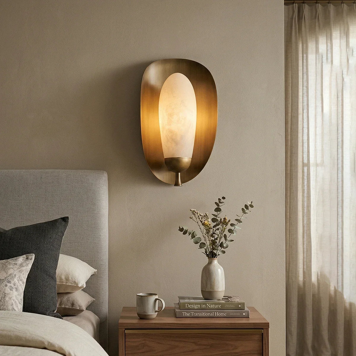 Fruit Solenne Alabaster Wall Sconce – Alabaster detail 5