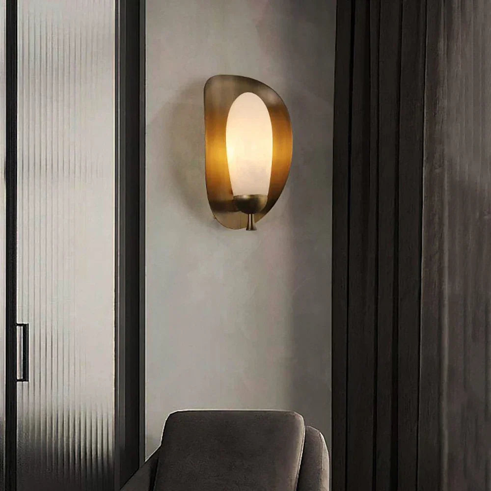 Fruit Solenne Alabaster Wall Sconce – Alabaster detail 9