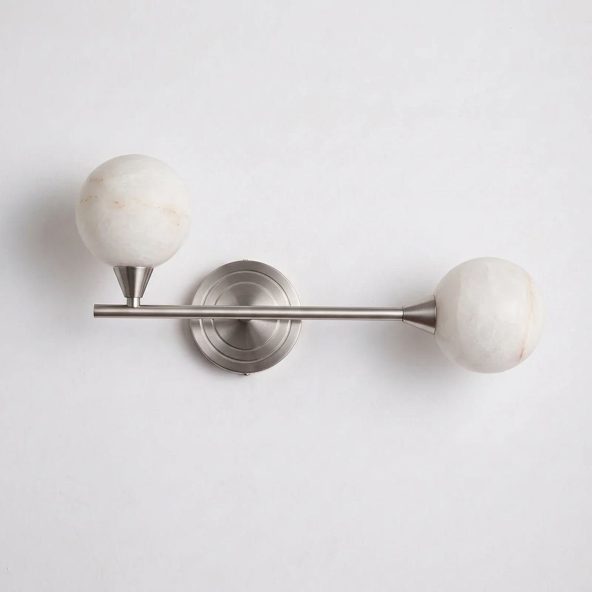 Duvelle Alabaster Two-Globe Wall Sconce – Alabaster detail 14