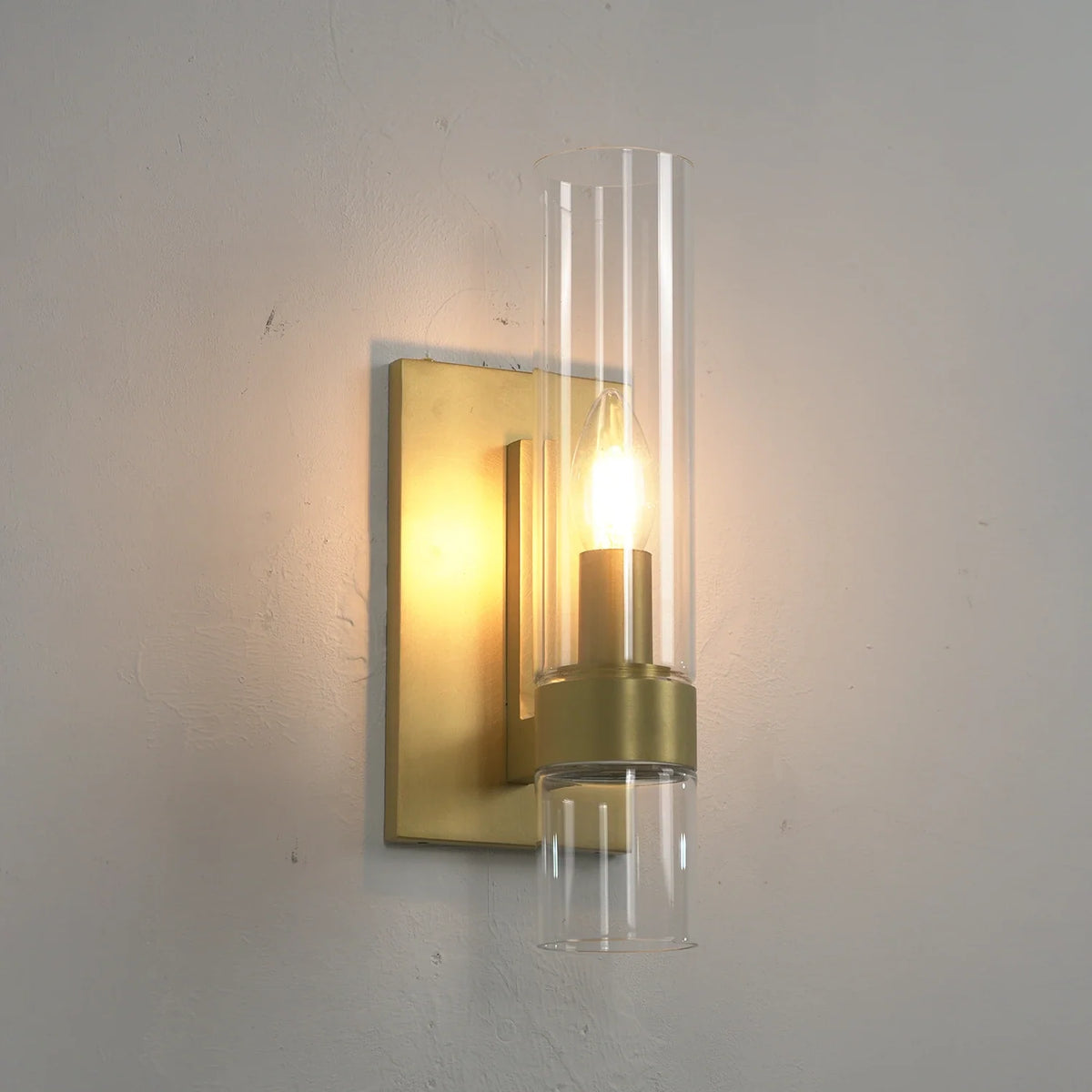 Ellery Glass Cylinder Wall Sconce – Glass detail 13
