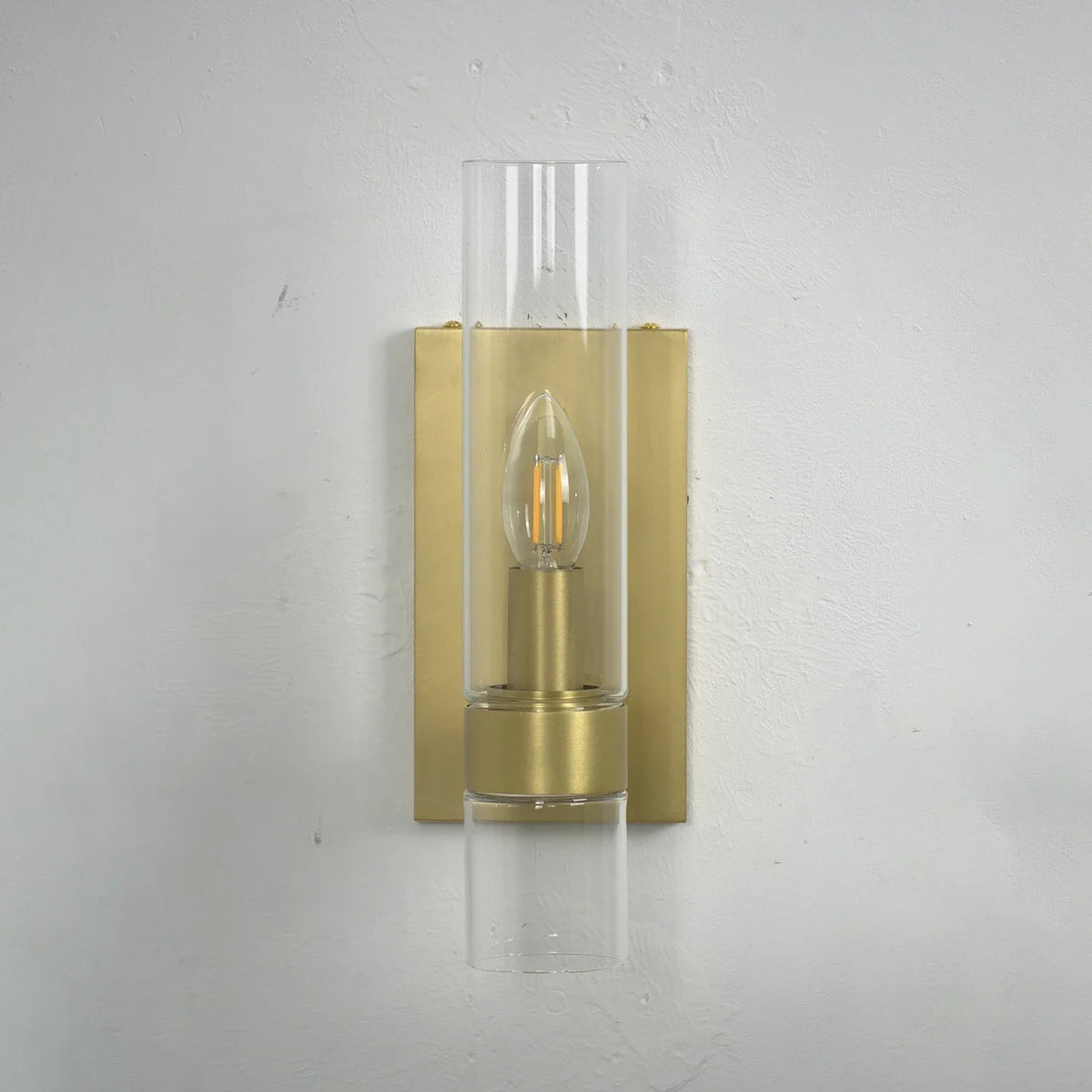 Ellery Glass Cylinder Wall Sconce – Glass detail 17