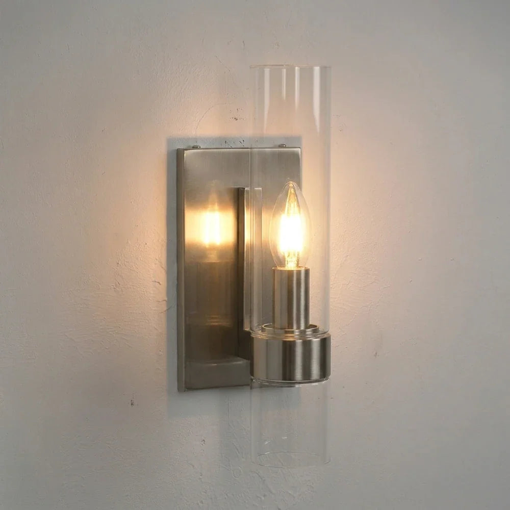 Ellery Glass Cylinder Wall Sconce – Glass detail 20