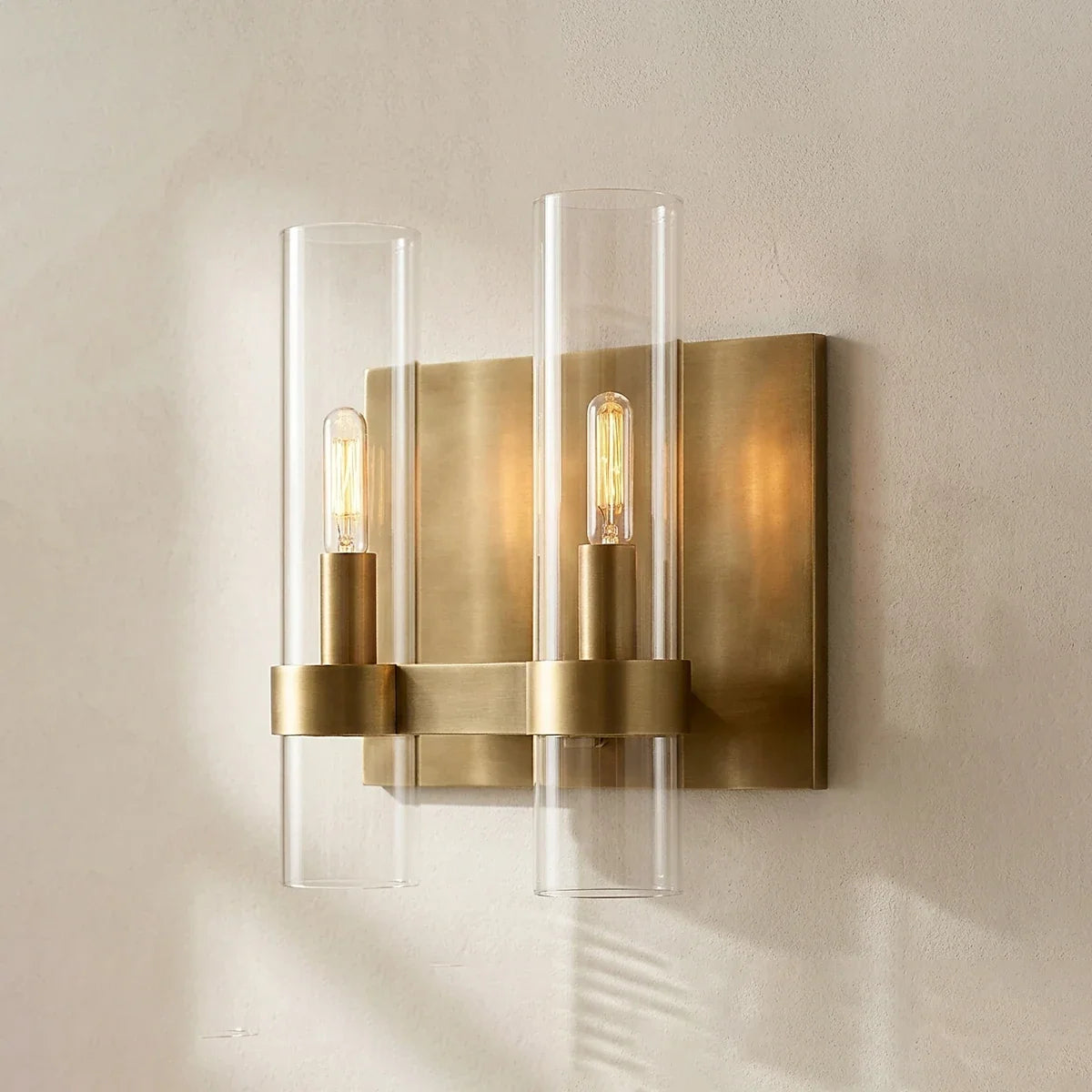 Ellery Glass Cylinder Wall Sconce – Glass detail 24