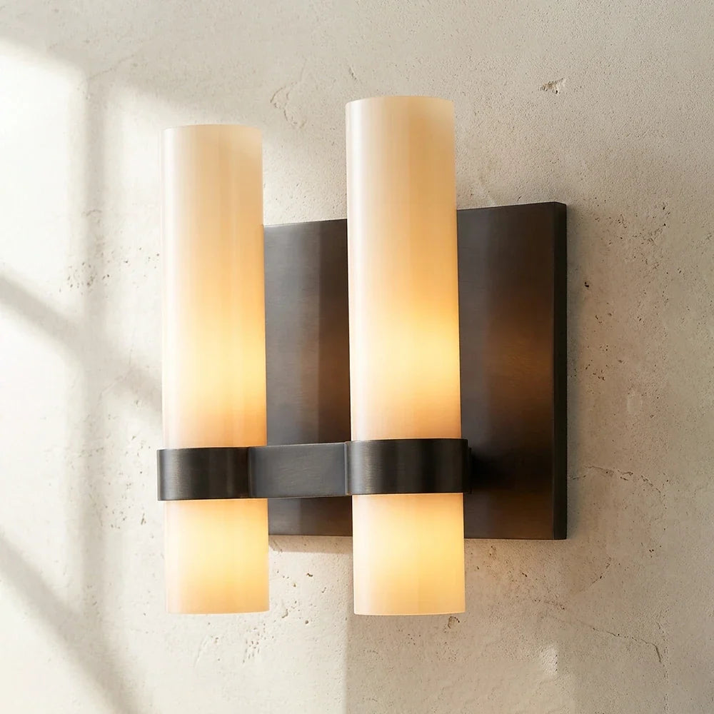 Ellery Glass Cylinder Wall Sconce – Glass detail 34