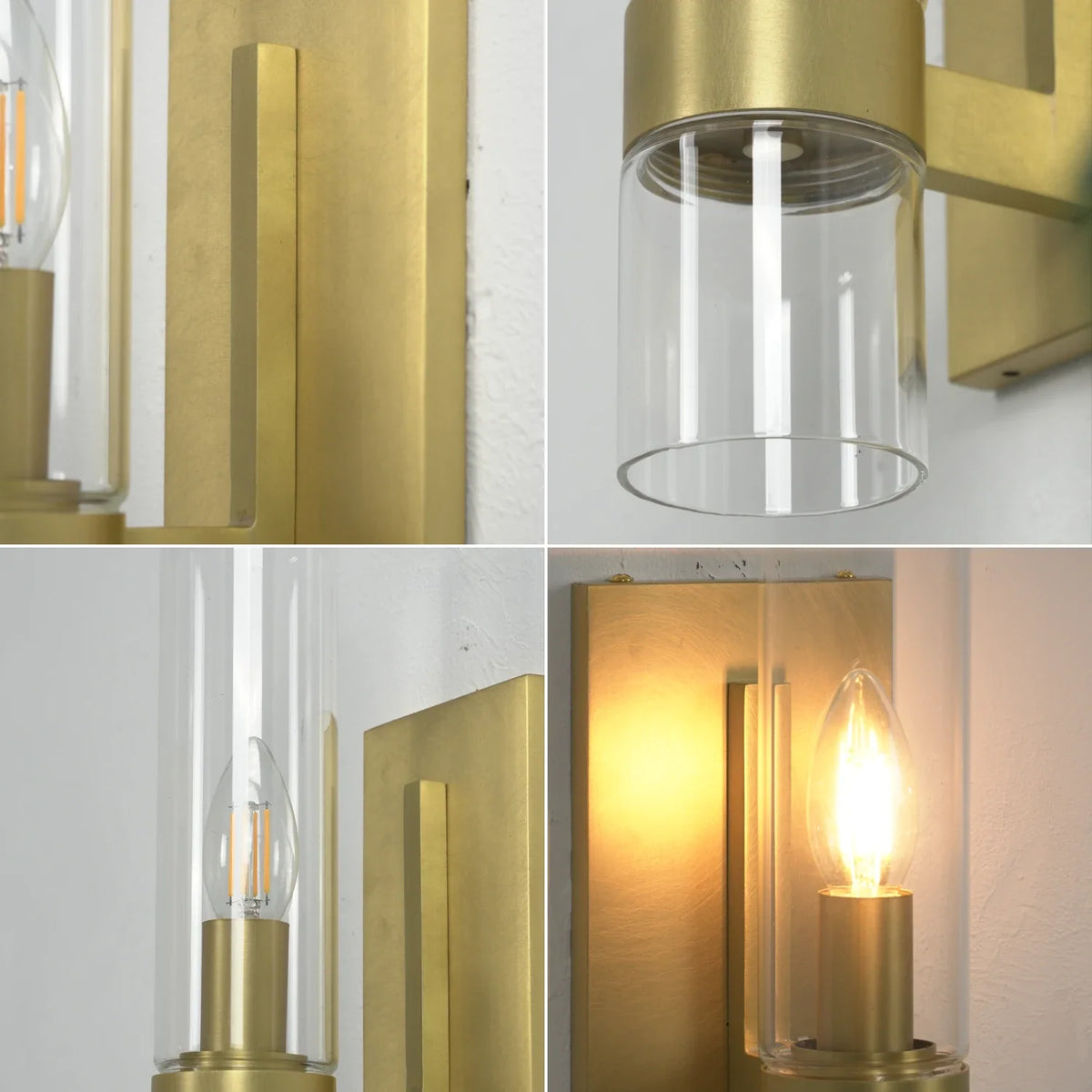 Ellery Glass Cylinder Wall Sconce – Glass detail 12