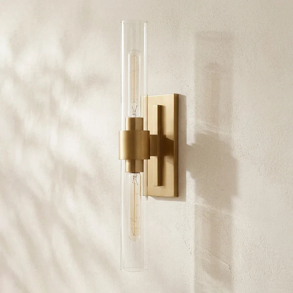 Ellery Glass Cylinder Wall Sconce – Glass detail 21