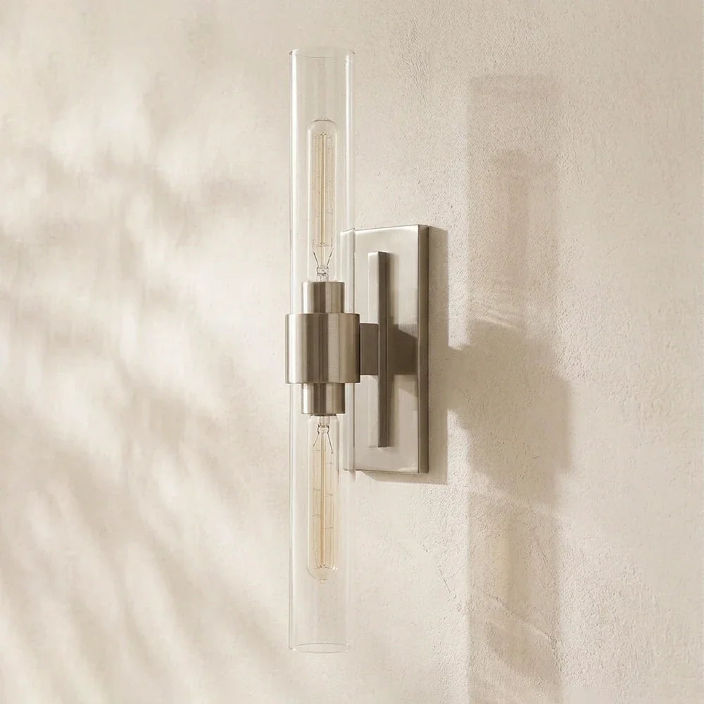 Ellery Glass Cylinder Wall Sconce – Glass detail 23