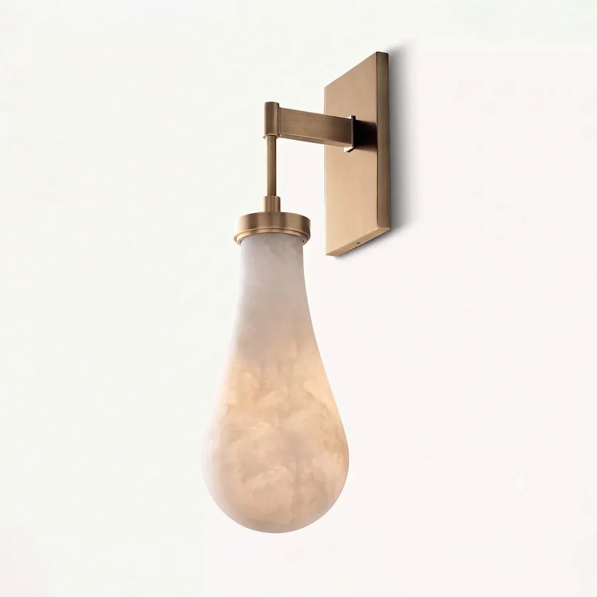 Elowen Alabaster Teardrop Wall Sconce – Alabaster detail 13