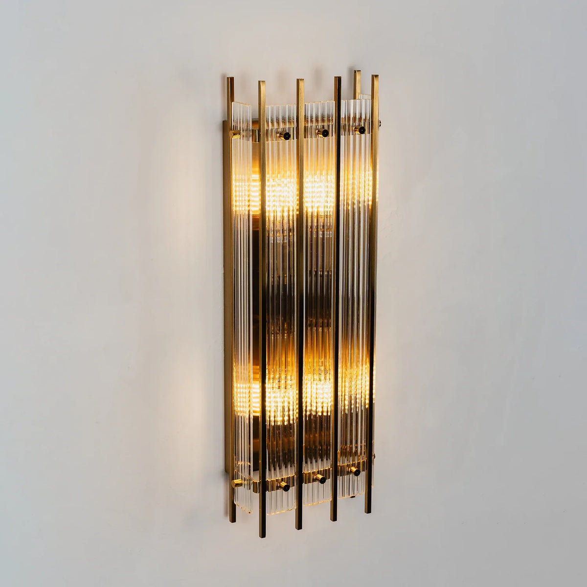 Fluted Glass Rod Wall Sconce – Glass detail 26