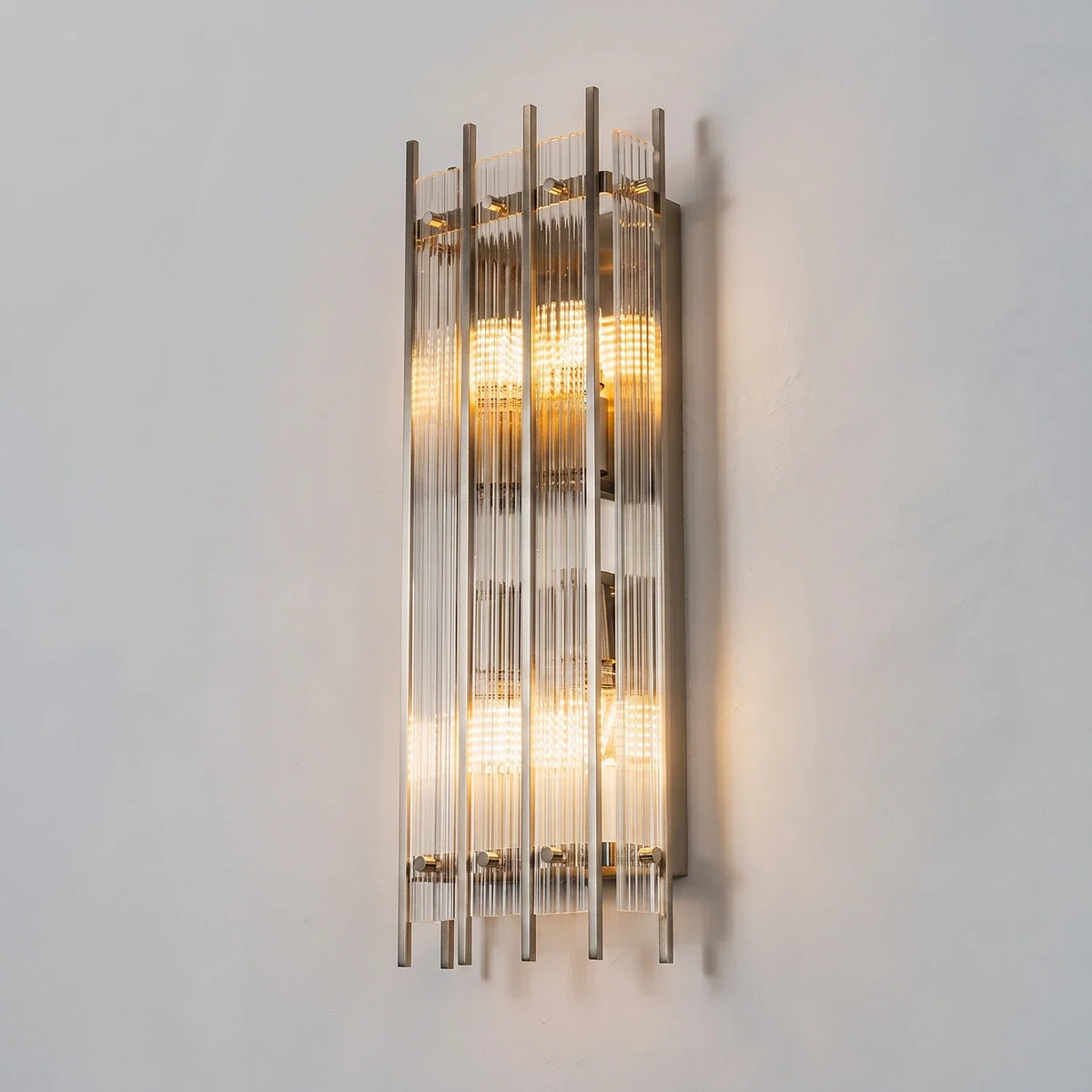 Fluted Glass Rod Wall Sconce – Glass detail 27