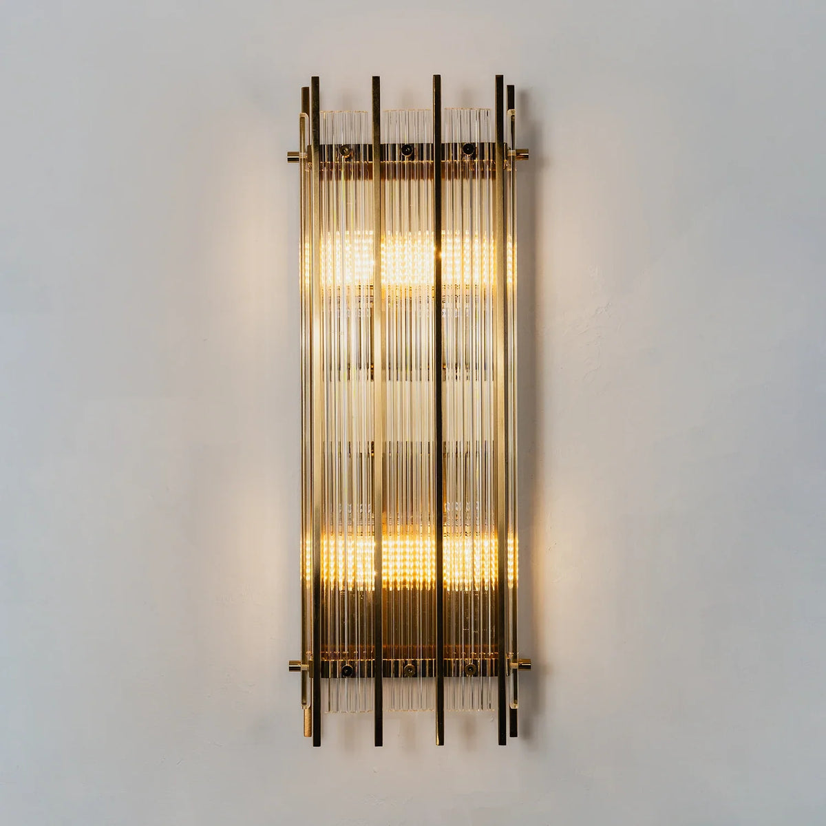 Fluted Glass Rod Wall Sconce – Glass detail 28