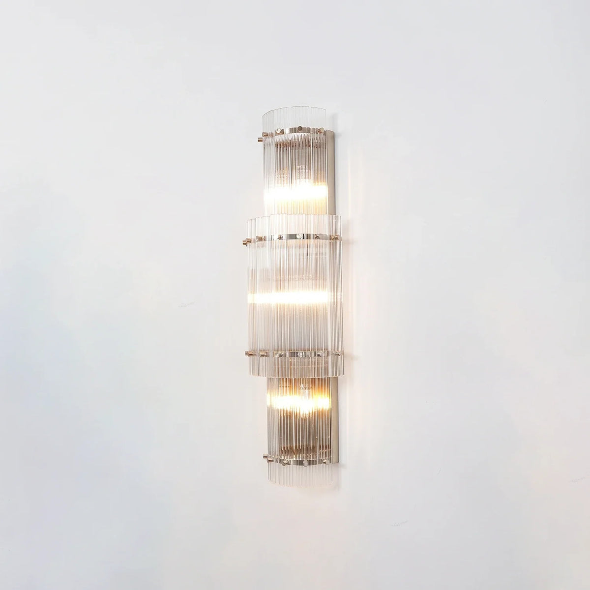 Fluted Glass Rod Wall Sconce – Glass detail 23