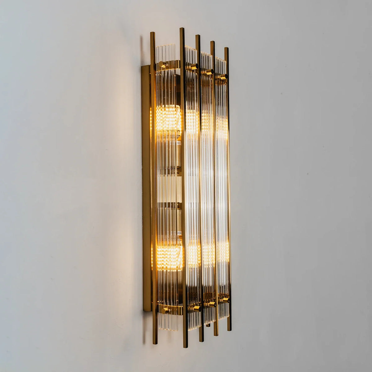 Fluted Glass Rod Wall Sconce – Glass detail 29