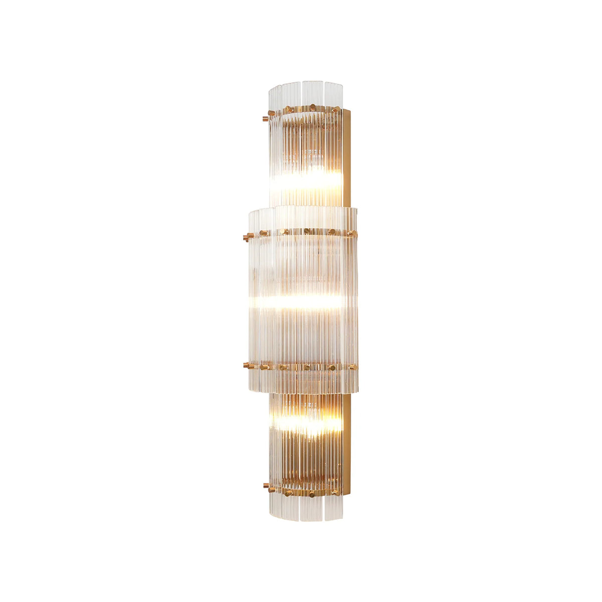 Fluted Glass Rod Wall Sconce – Glass detail 34