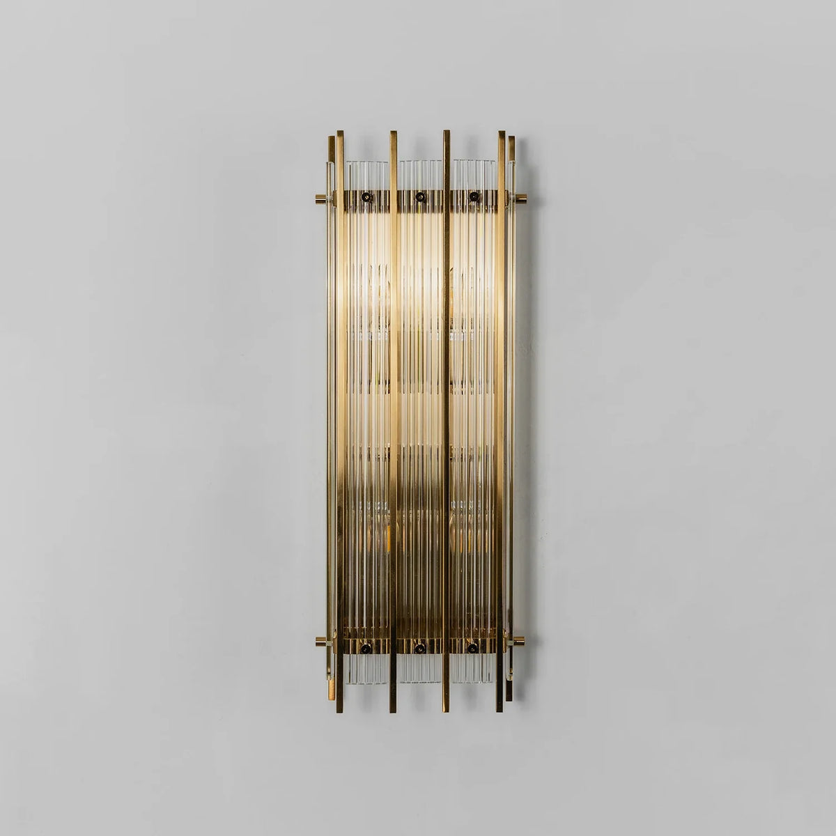Fluted Glass Rod Wall Sconce – Glass detail 31