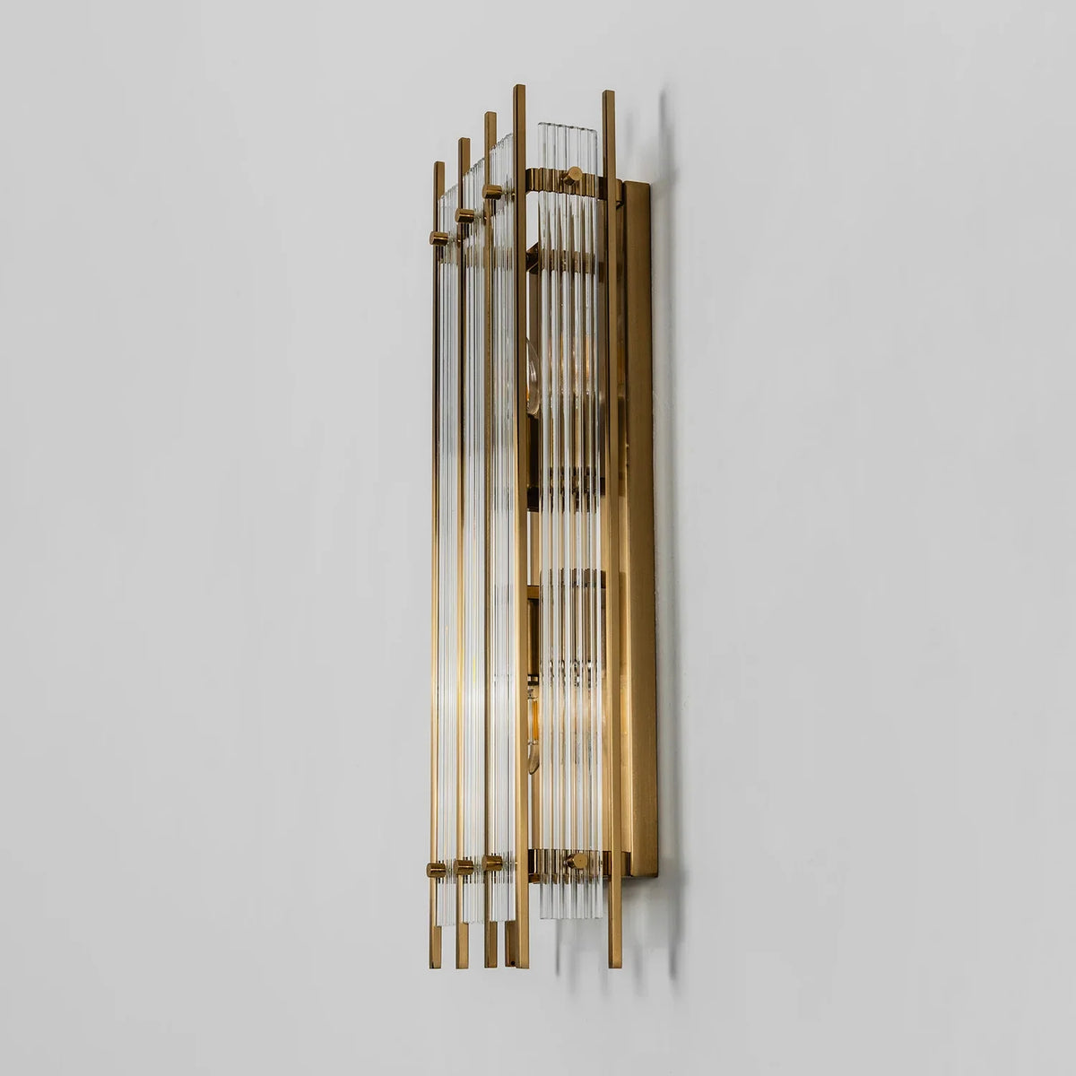 Fluted Glass Rod Wall Sconce – Glass detail 32