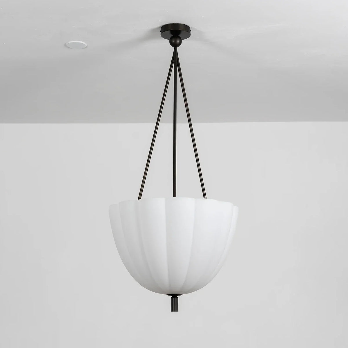 Fluted Glass Volare Scalloped Pendant Lamp – Glass detail 15