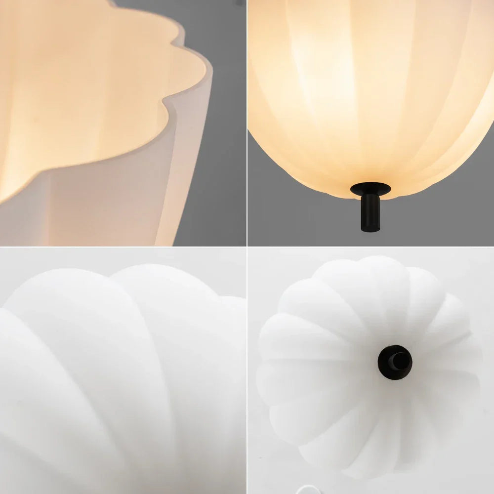 Fluted Glass Volare Scalloped Pendant Lamp – Glass detail 18