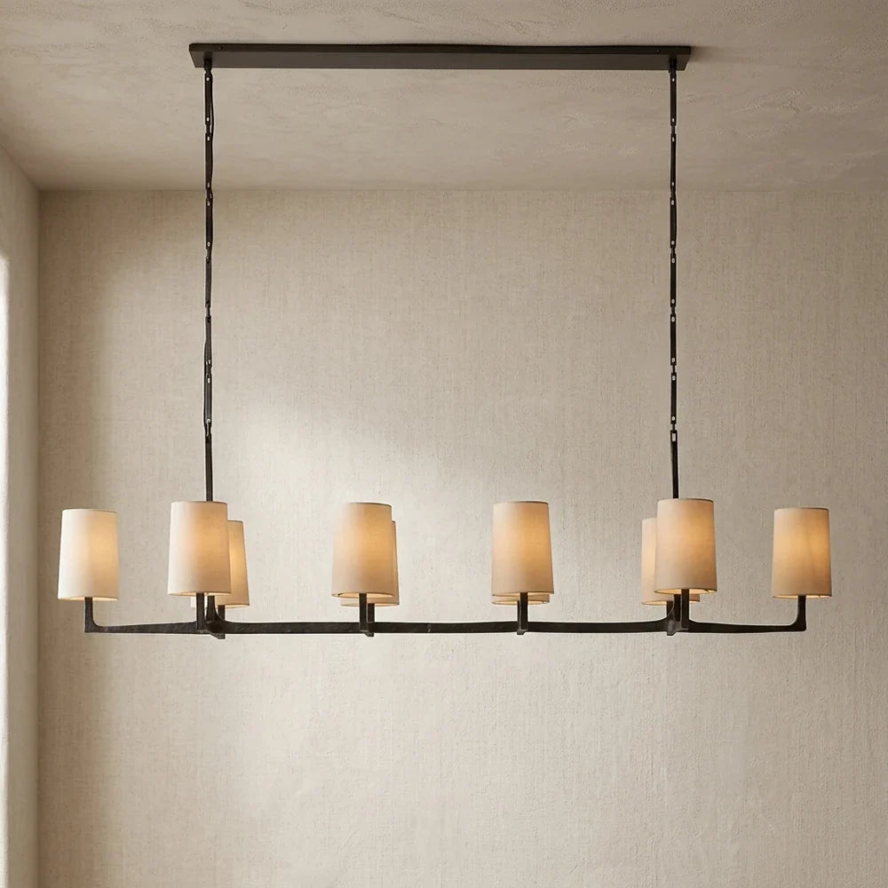 Garrick Hammered Brass Chandelier – Brass detail 34