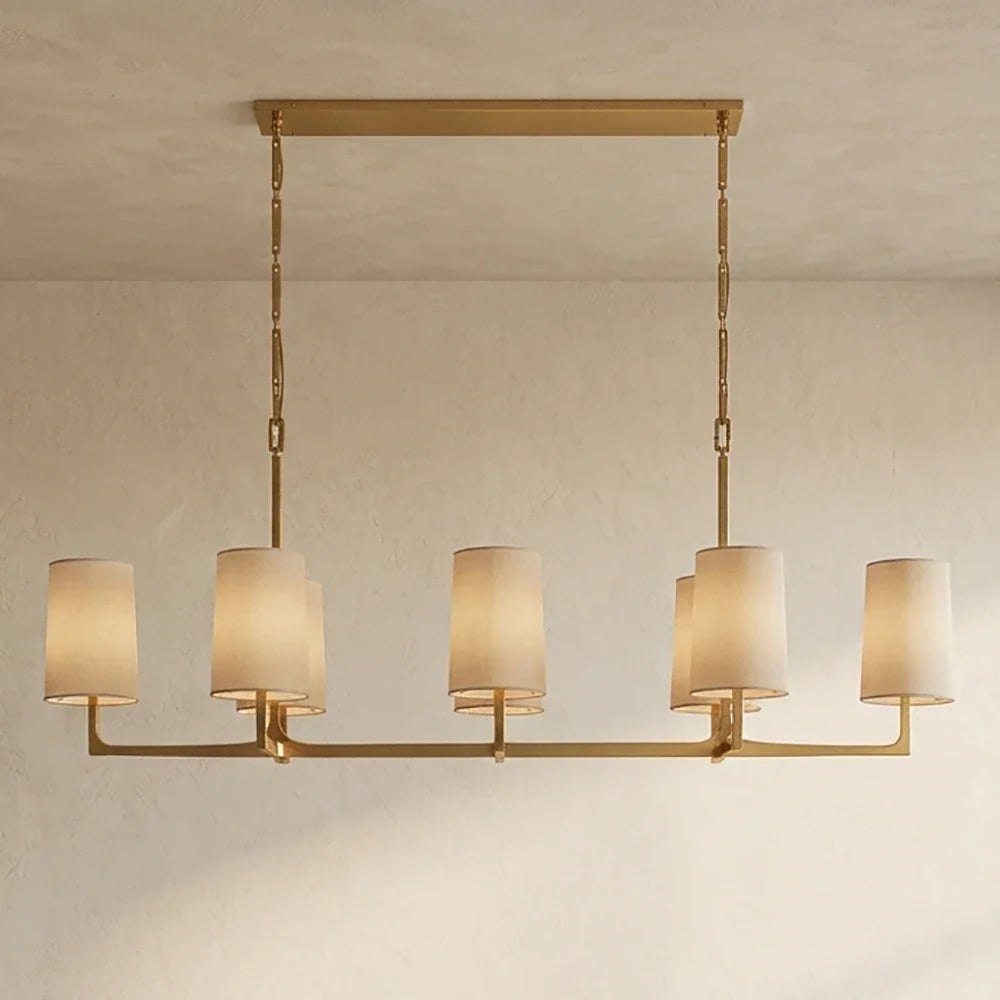 Garrick Hammered Brass Chandelier – Brass detail 30