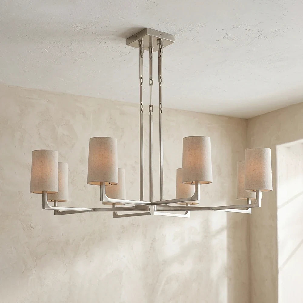 Garrick Hammered Brass Chandelier – Brass detail 26