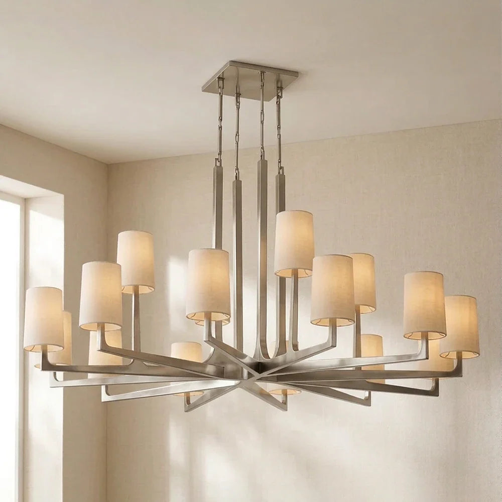 Garrick Hammered Brass Chandelier – Brass detail 29