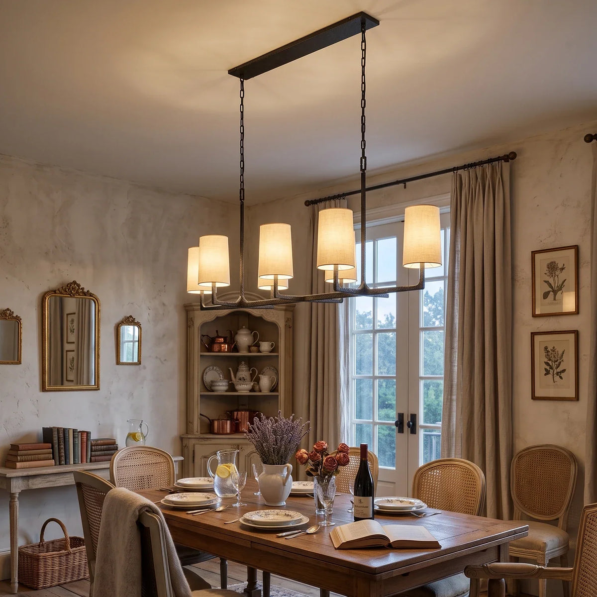 Garrick Hammered Brass Chandelier – Brass detail 5