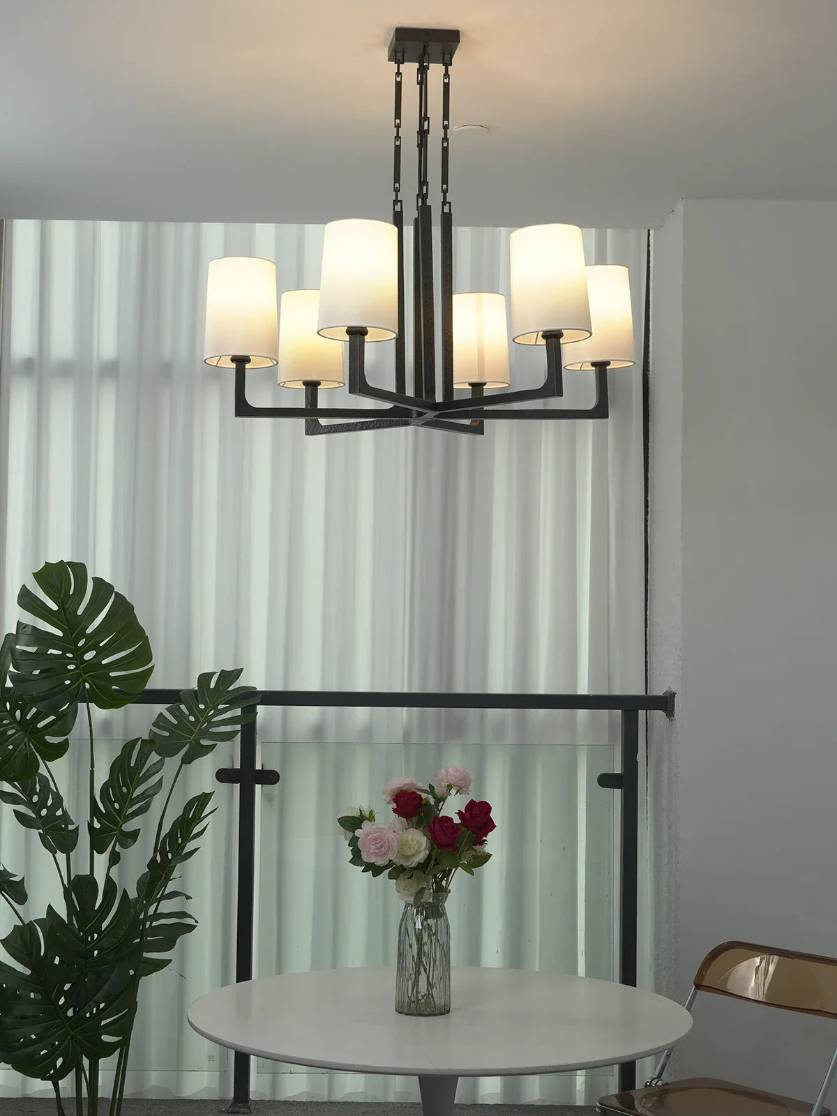 Garrick Hammered Brass Chandelier – Brass detail 13