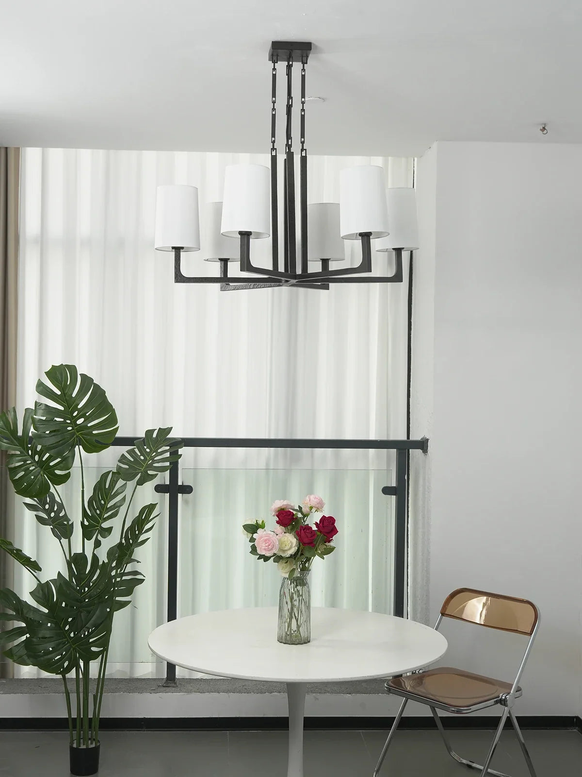 Garrick Hammered Brass Chandelier – Brass detail 14