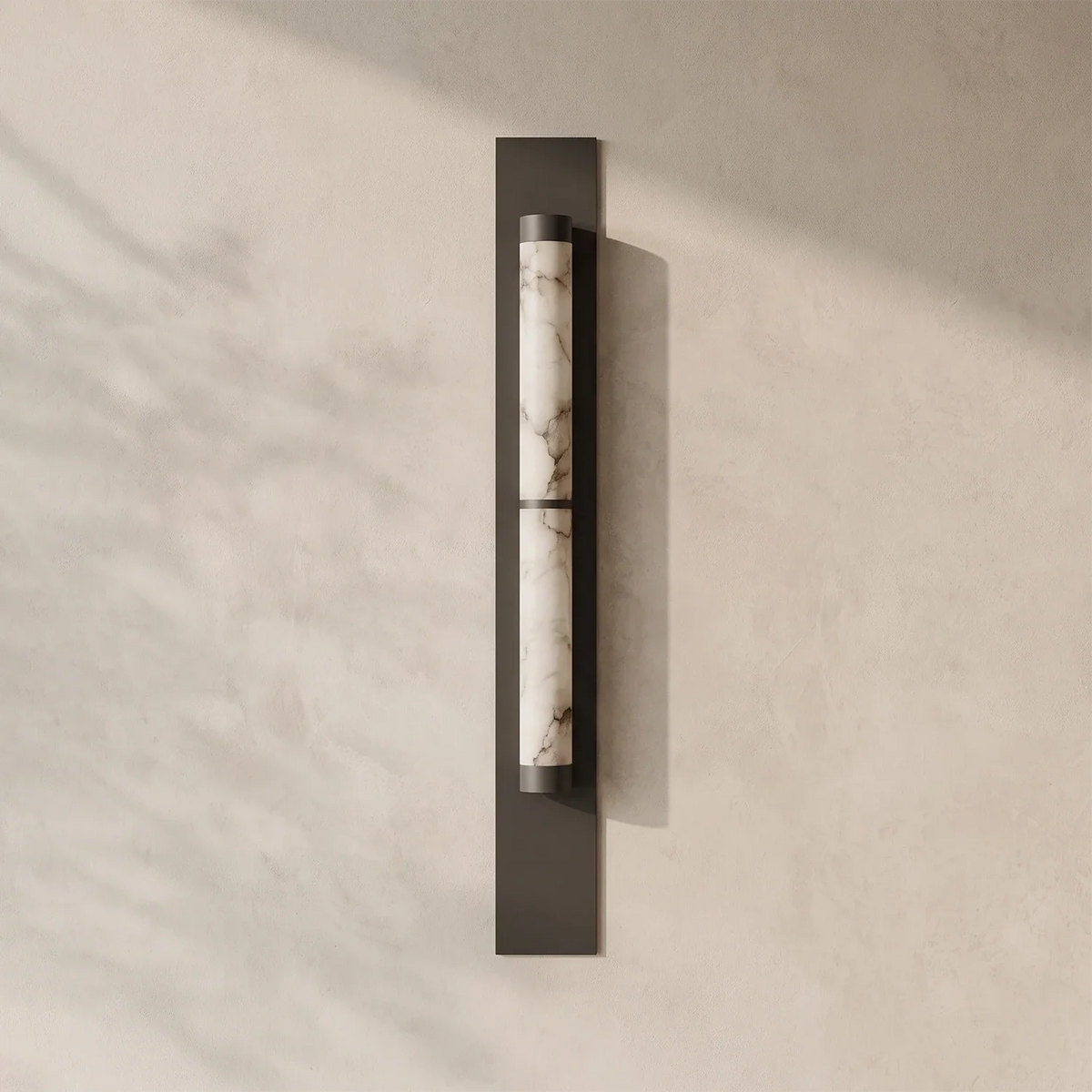 Geo Columnar Linear Alabaster Wall Sconce – Alabaster detail 19