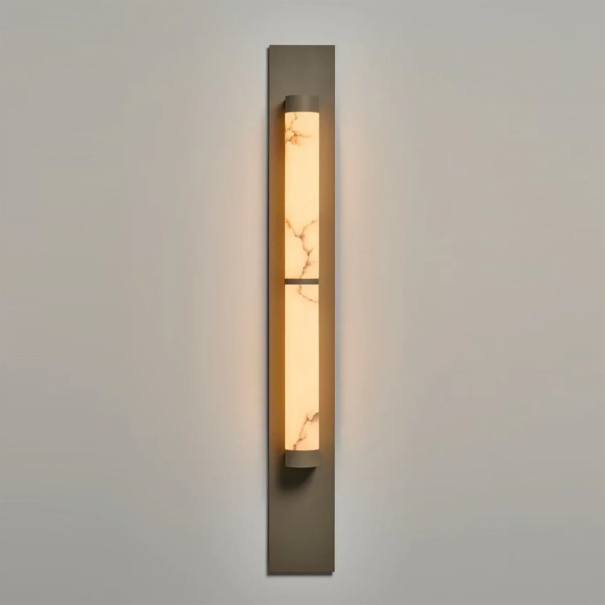 Geo Columnar Linear Alabaster Wall Sconce – Alabaster detail 18
