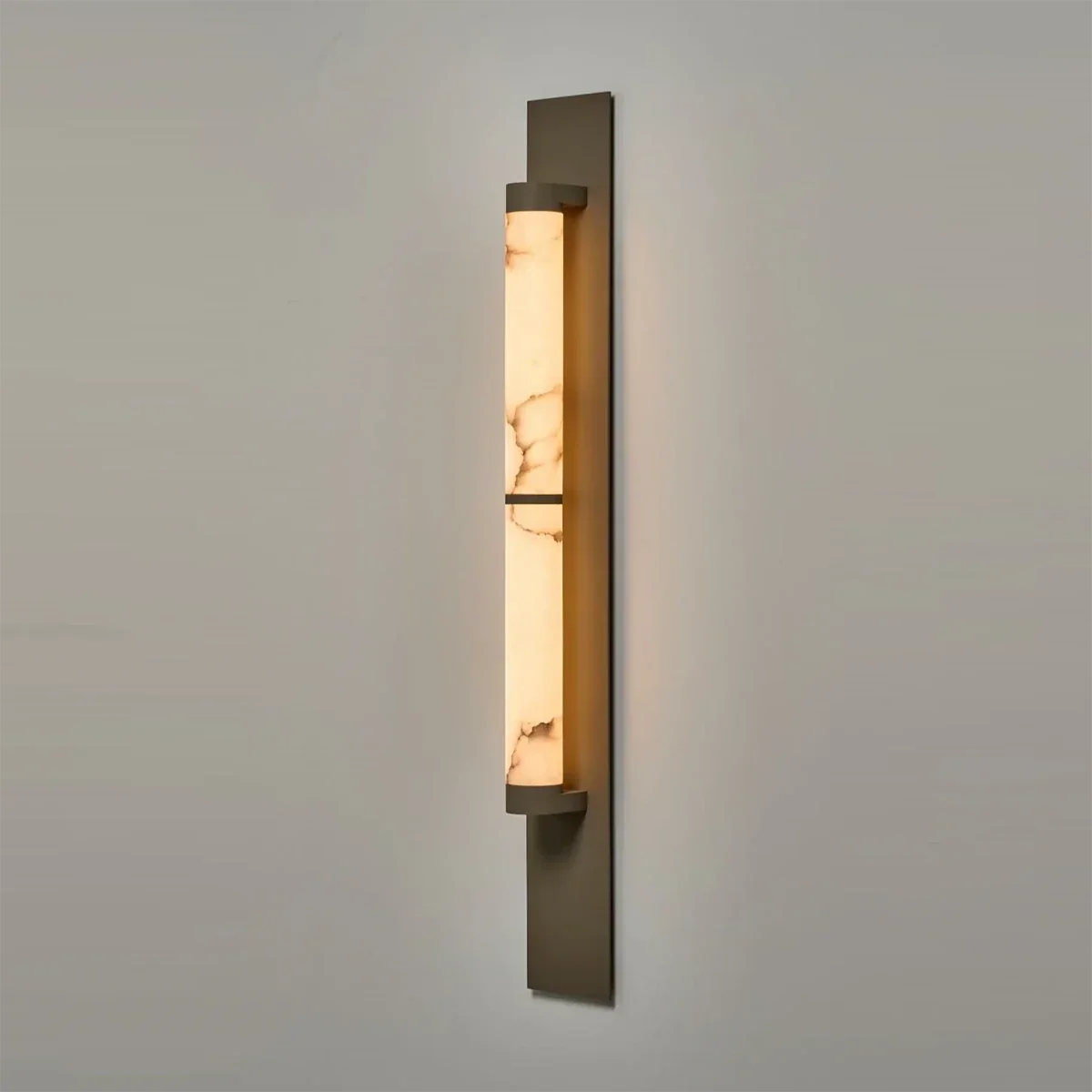 Geo Columnar Linear Alabaster Wall Sconce – Alabaster detail 17