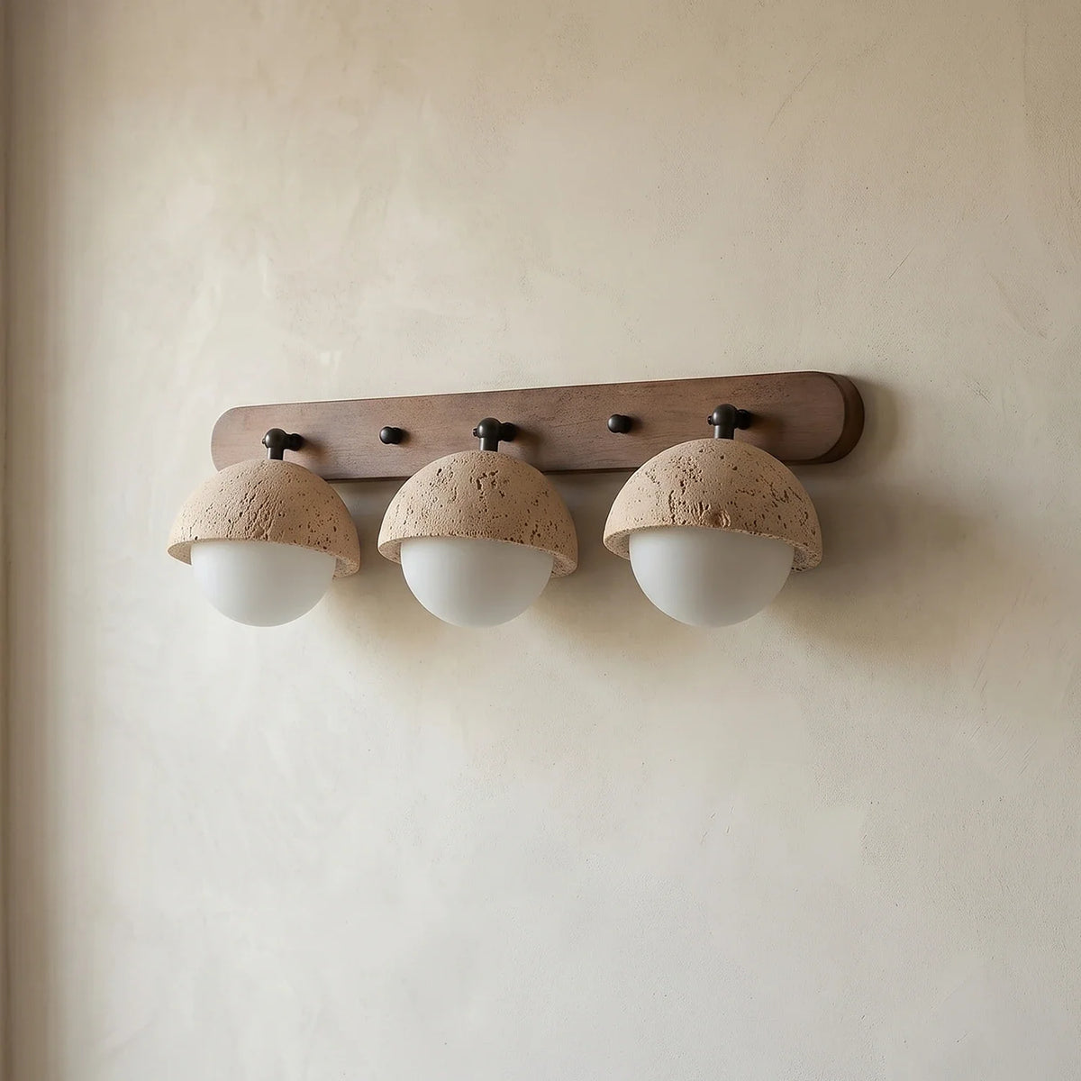 Globe Pecherna Travertine Wall Sconce – Travertine detail 24