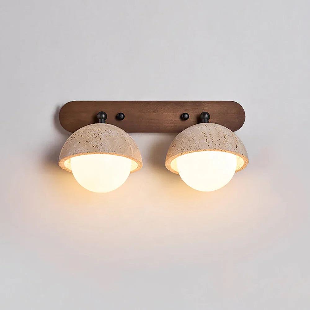 Globe Pecherna Travertine Wall Sconce – Travertine detail 18
