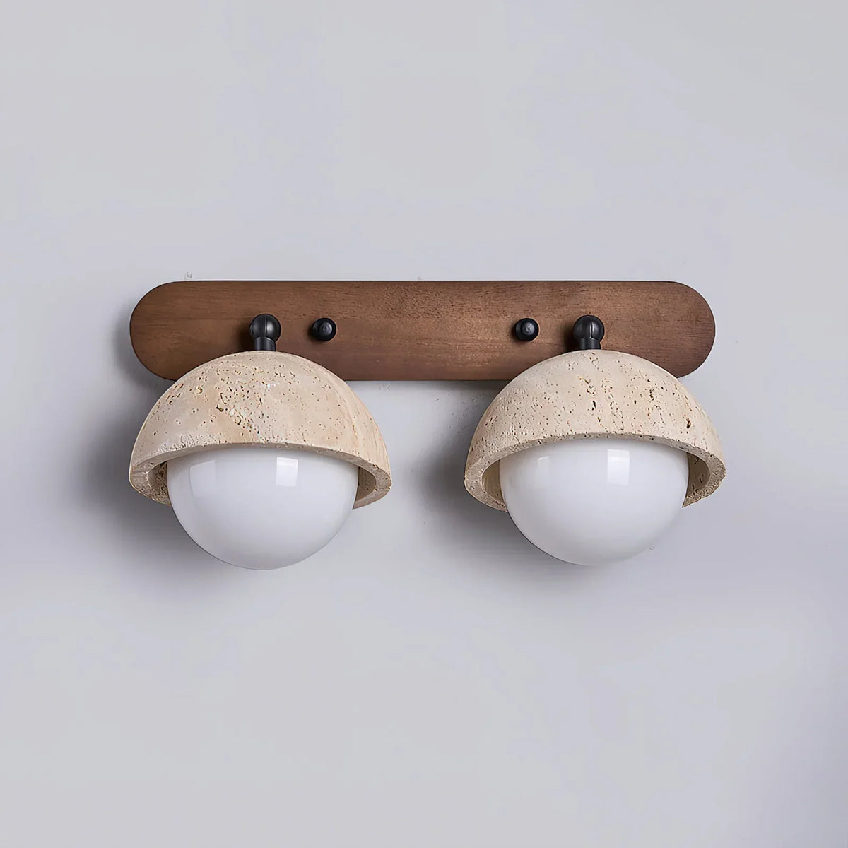 Globe Pecherna Travertine Wall Sconce – Travertine detail 19