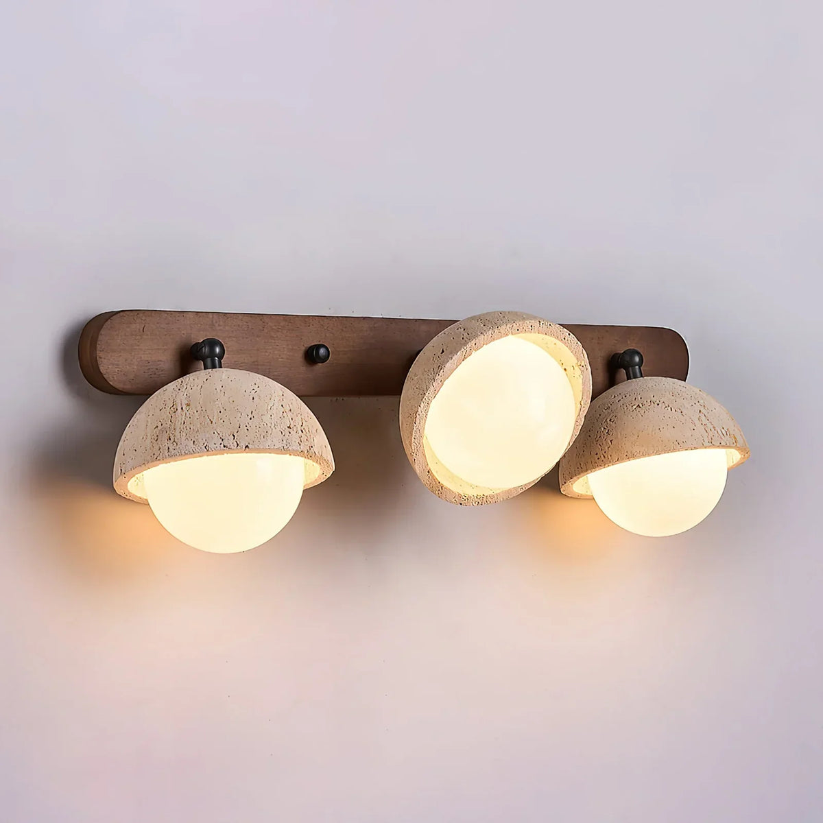 Globe Pecherna Travertine Wall Sconce – Travertine detail 23